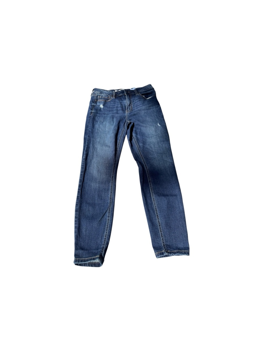 Eunina distressed skinny crop jeans sz 9